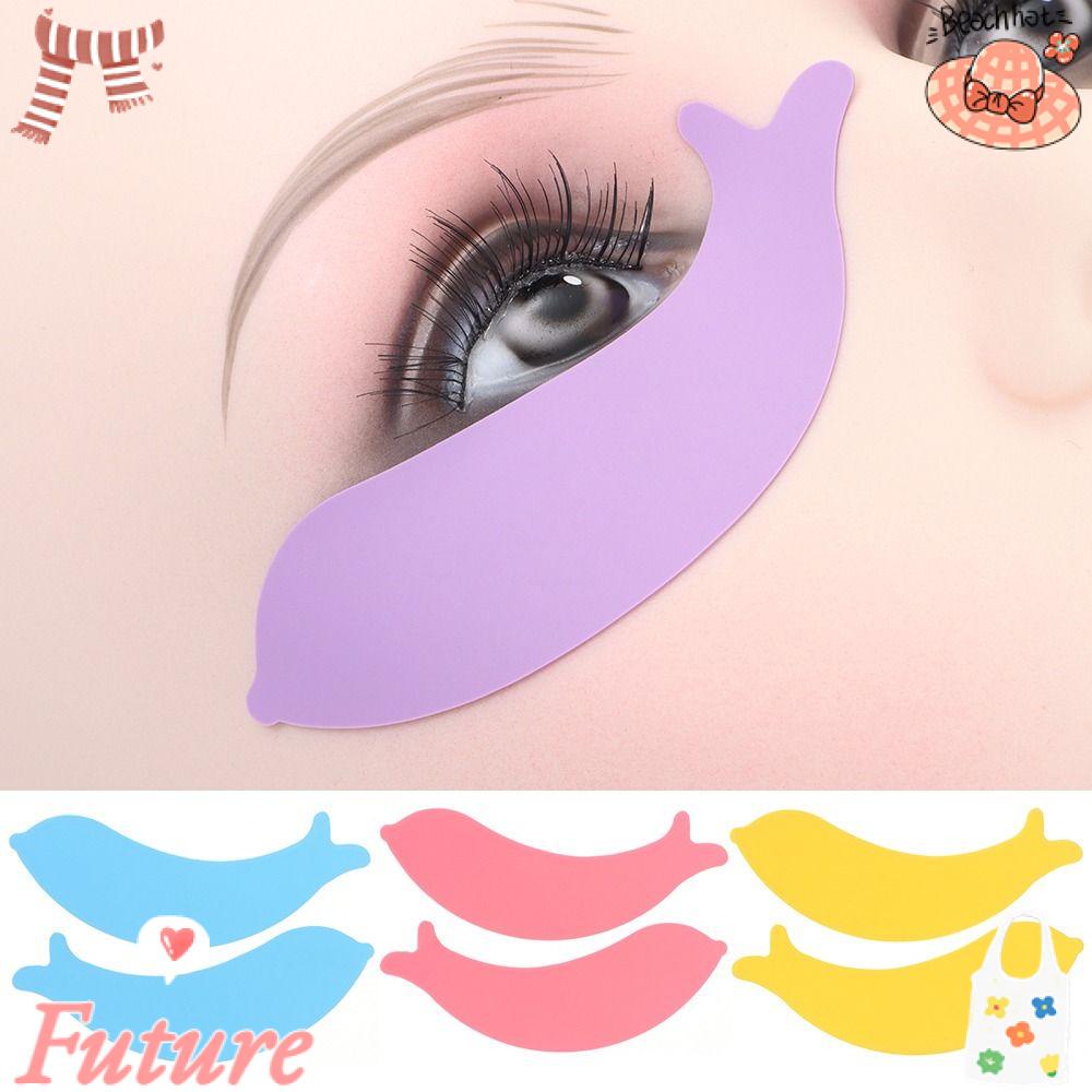 1 Cặp Đệm Silicone Hỗ Trợ Uốn Cong Lông Mi Tiện Dụng