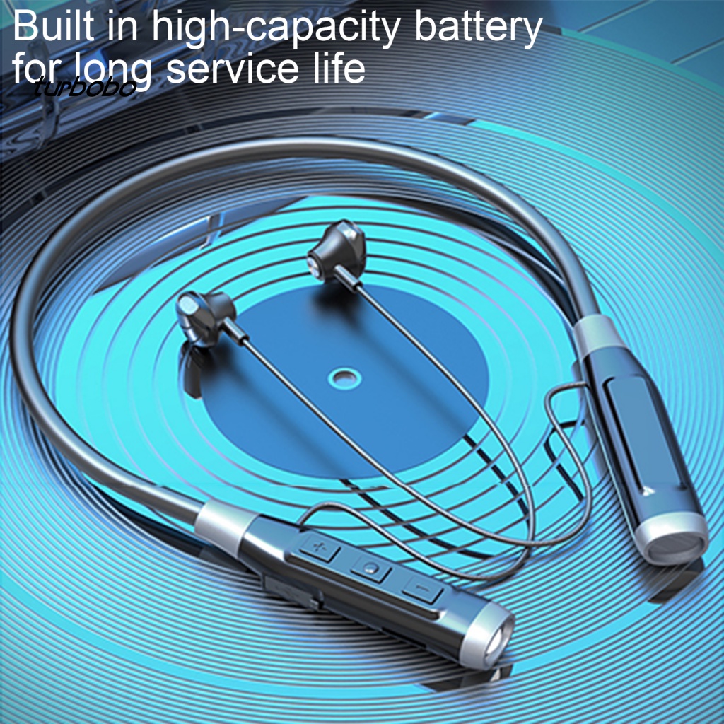 Turbobo Tai Nghe Thể Thao Không Dây Bluetooth 5.2 IPX5 Chống Nước Có Đèn Pin Từ Tính