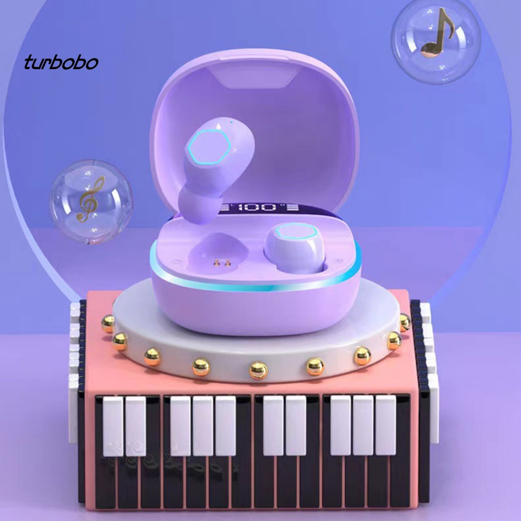 Tai Nghe Thể Thao Nhét Tai Bluetooth Không Dây Giảm Tiếng Ồn Có Màn Hình Hiển Thị Kỹ Thuật Số