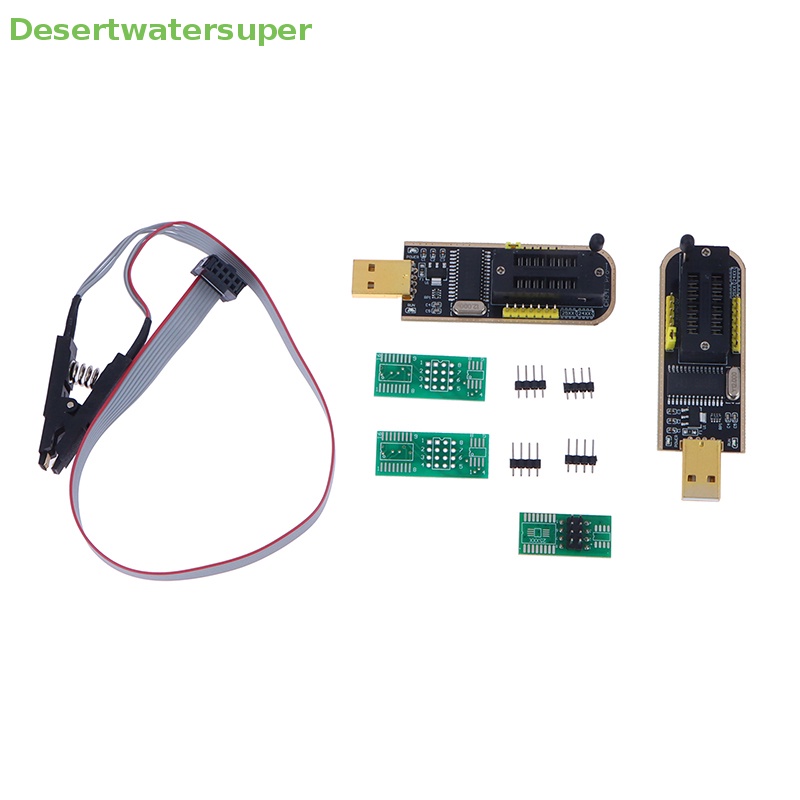 Mô Đun Lập Trình CH341A / CH341B 24 25 Series EEPROM Flash BIOS Có Kẹp