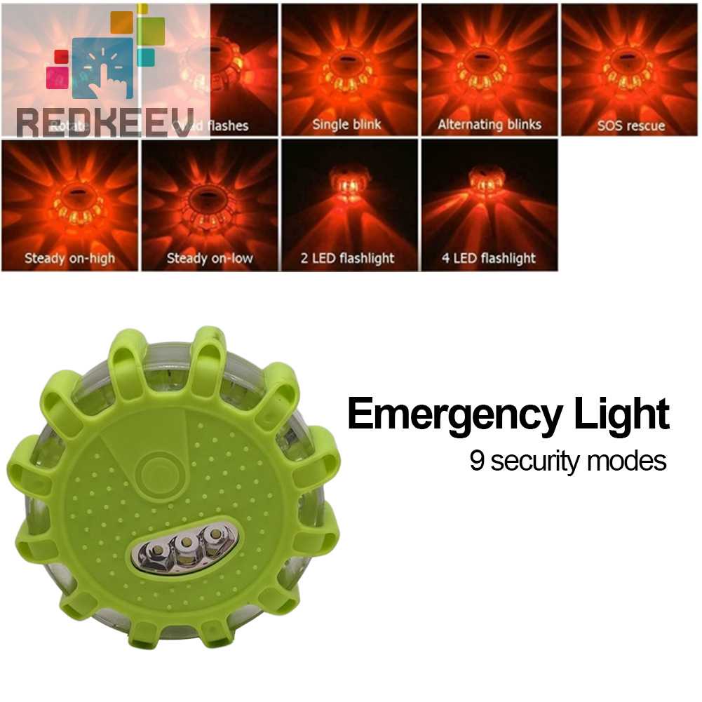 Đèn LED Tín Hiệu Khẩn Cấp 12 + 3 Bóng Chuyên Dụng Cho Xe Hơi