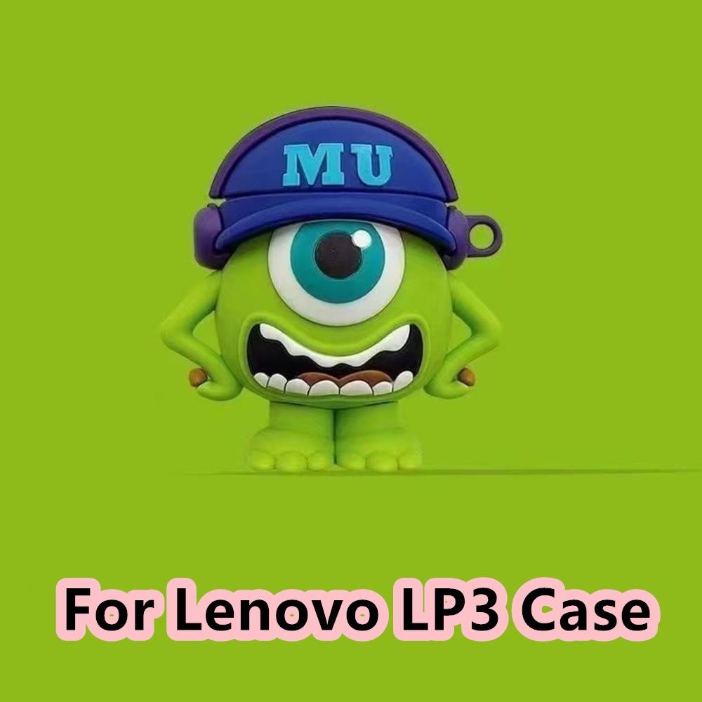 Vỏ Mềm Hình Hoạt Hình Cá Tính Bảo Vệ Hộp Tai Nghe Lenovo LP3 / LP3