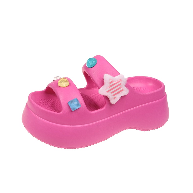 Ielgy Dép Xỏ Ngón Bằng EVA Đế Dày Đơn Giản Thoải Mái Dễ Phối Đồ Cho Nữ