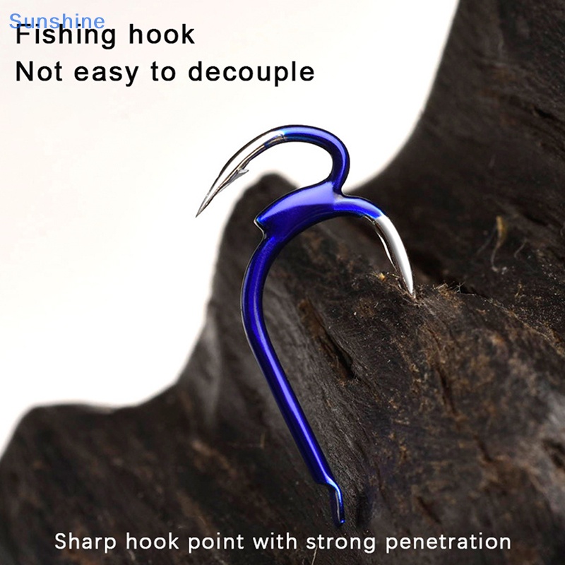 Set 10 Lưỡi Câu Cá Sắc Bén Bằng Thép Cacbon Chất Lượng Cao