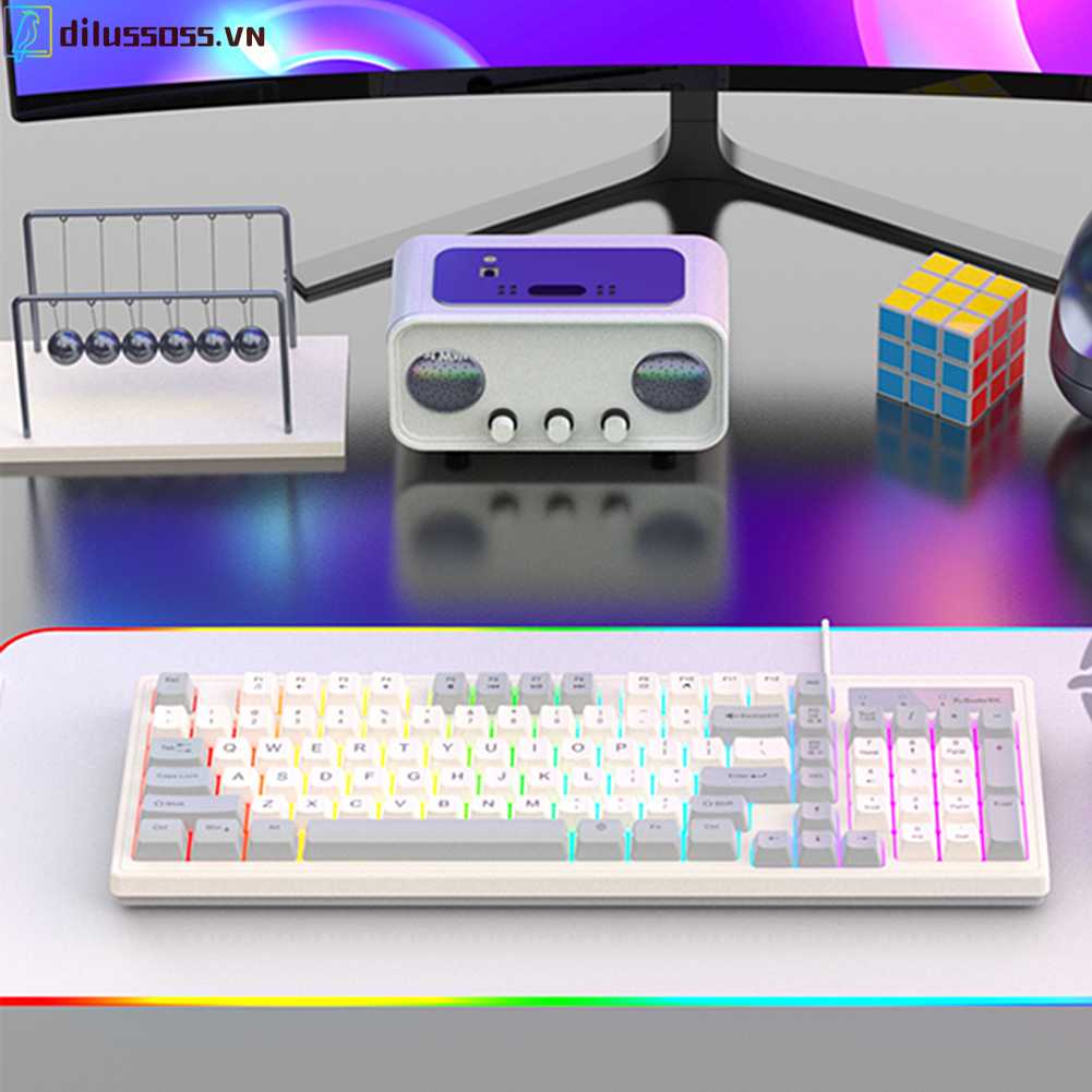 Bàn Phím Cơ KM800 98 Phím Có Đèn Nền 4000dpi