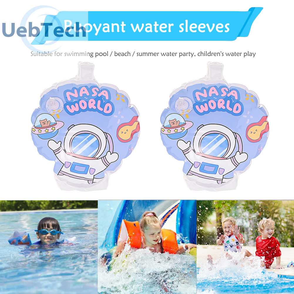 1 Cặp Phao Bơi Bơm Hơi Đeo Cánh Tay Bằng PVC Dành Cho Bé Tập Bơi