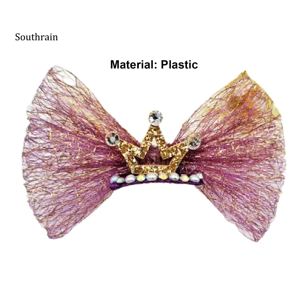 Kẹp Tóc Hình Vương Miện Có Đèn Led Cho Thú Cưng