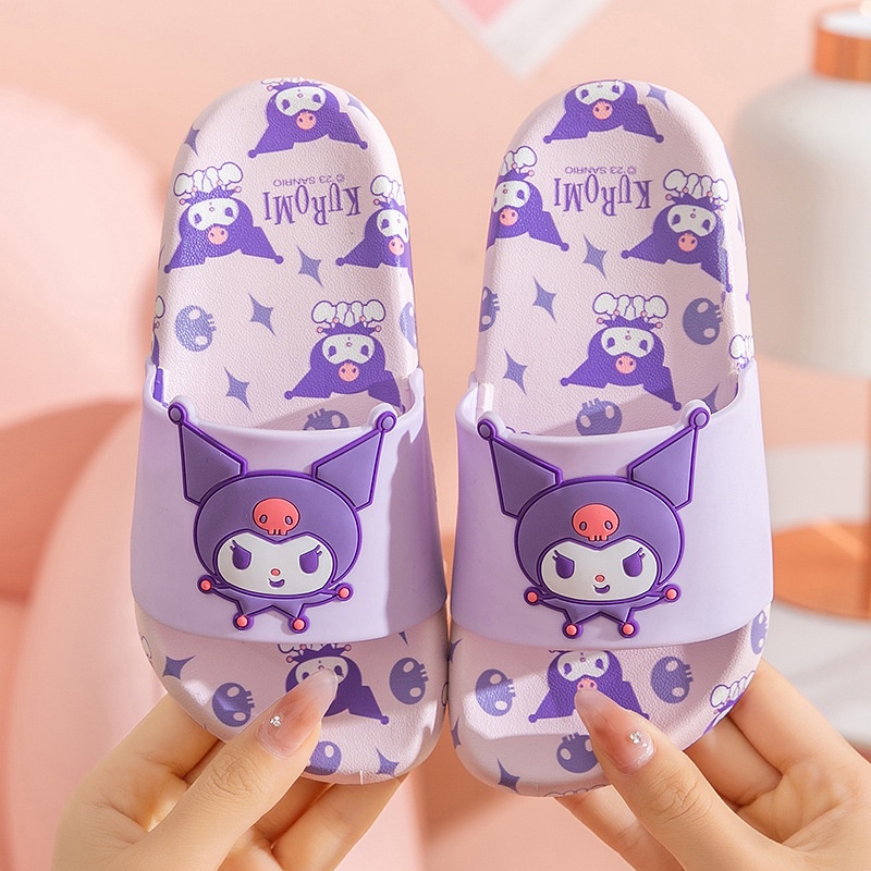 Dép MICHLEY đế mềm chống trượt họa tiết Sanrio hoạt hình dễ thương dành cho trẻ em