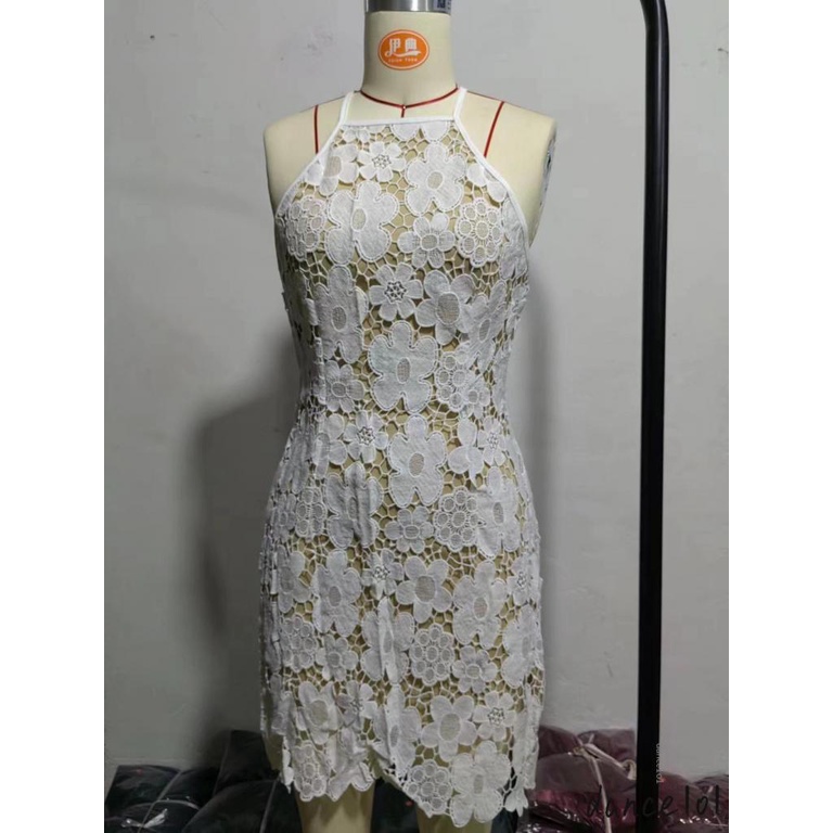 Đầm Ren Ngắn Không Tay Nhảy Múa 1O1