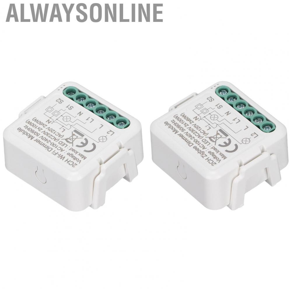 Alwaysonline Intelligent Switch Module  Safe East To Install Smart Convenient for Electrical Appliances Home
