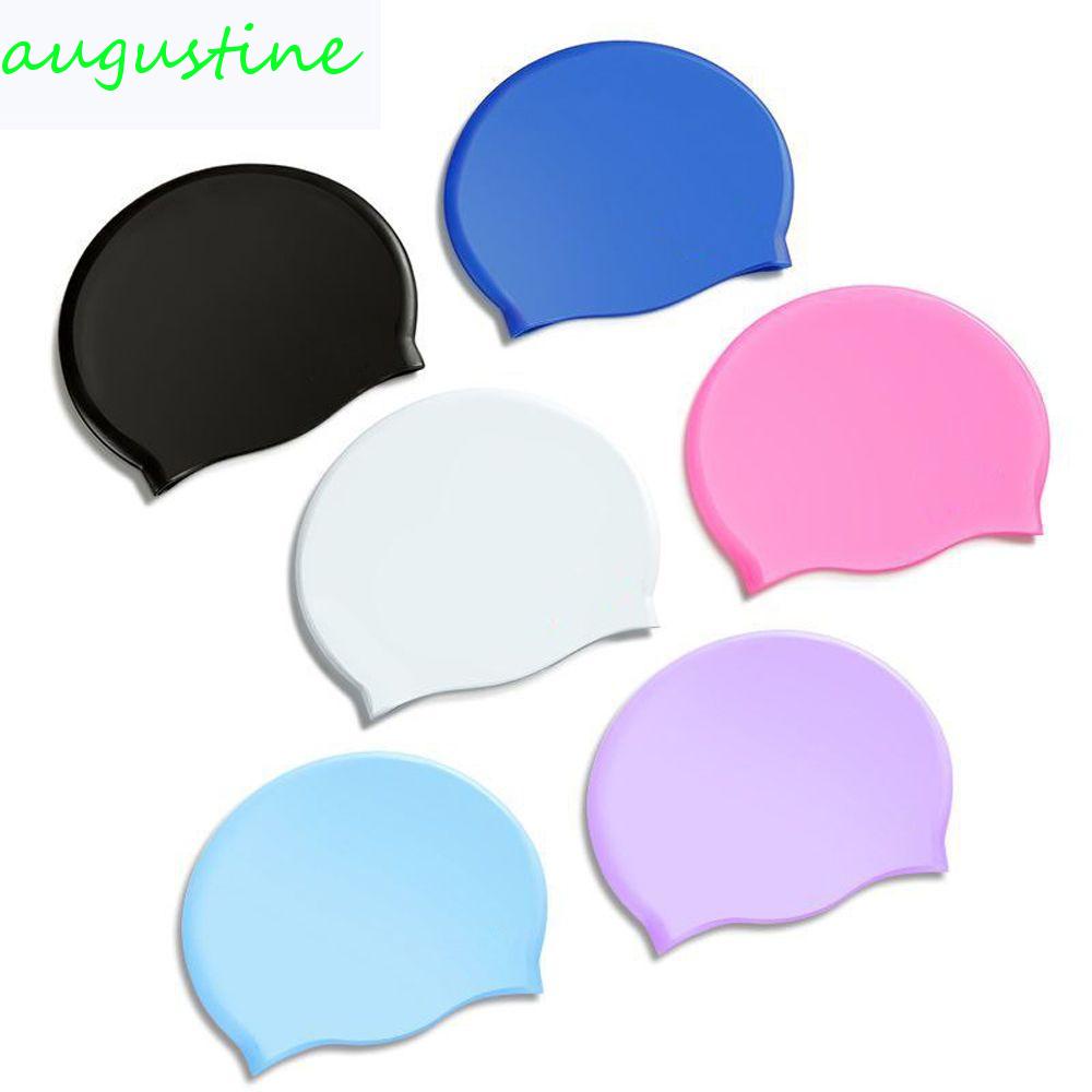 Mũ Bơi Trùm Tai Co Giãn Chống Thấm Nước Thoải Mái Phong Cách Thể Thao Cho Nam Và Nữ