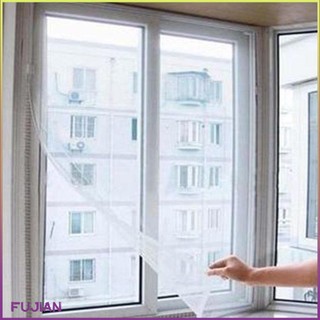 Self-Adhesive Magic Polyester Fabric Screen Window Anti-Insect Fly Bug Mosquito Net Mesh Protector