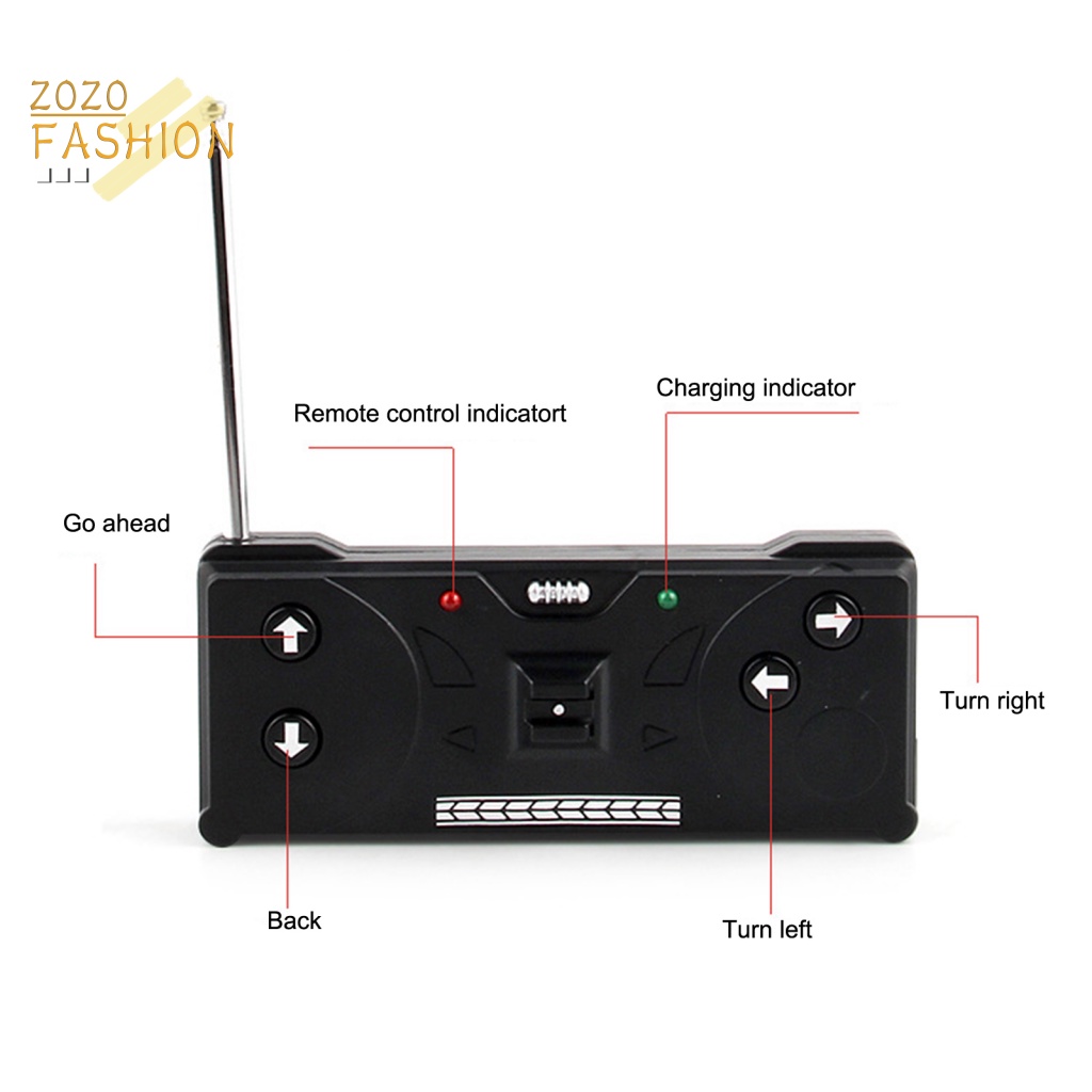 1 Bộ Xe Hơi Đồ Chơi Mini Điều Khiển Từ Xa Có Hiệu Ứng Đèn