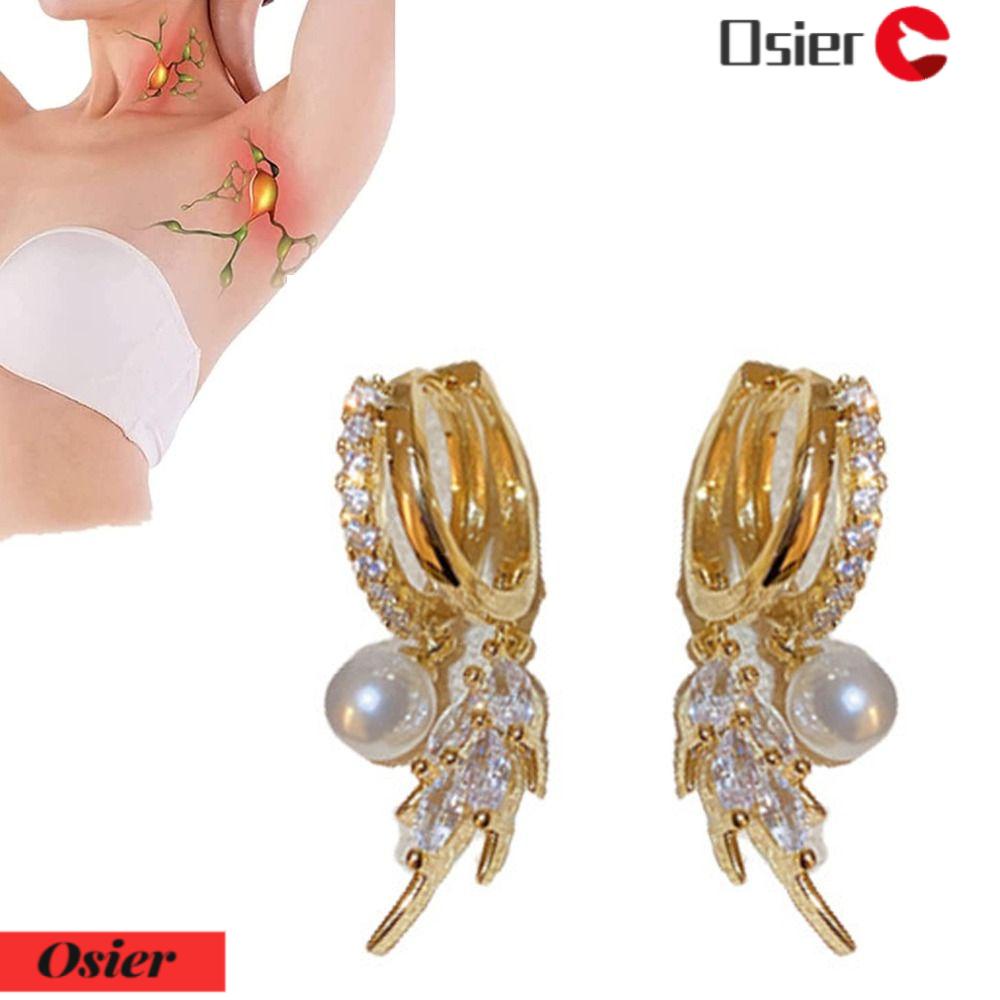 Osier1 Bông Tai Châm Cứu Từ Tính Lymphatic Làm Quà Tặng Trang Sức Giảm Căng Thẳng Và Thoát Nước