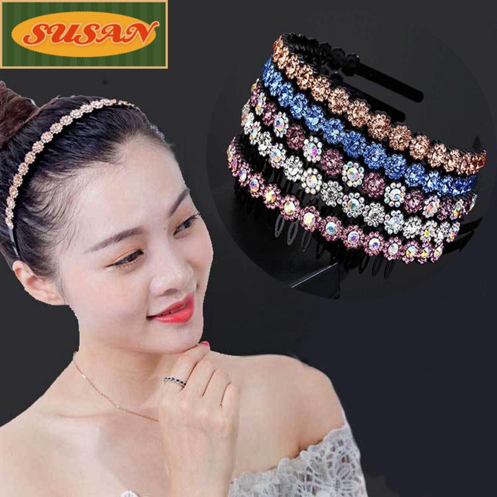 Băng Đô Cài Tóc Hai Hàng Răng Cưa|Kẹp Tóc Tạo Kiểu Thời Trang