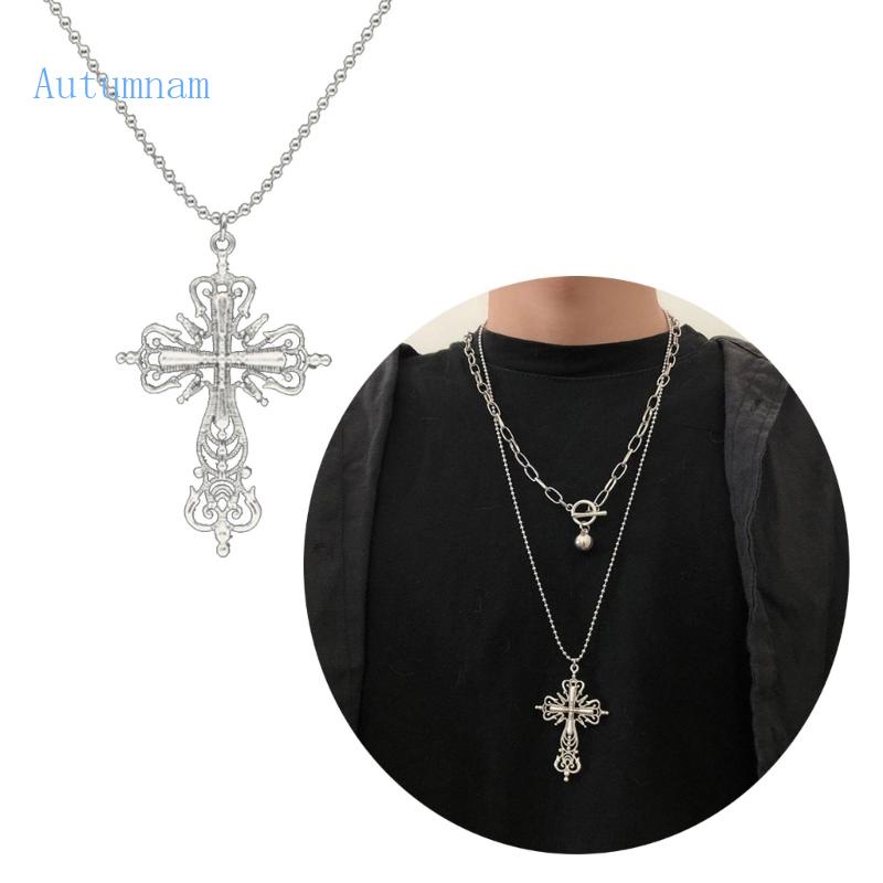 Vòng cổ Mặt Hình Thánh Giá Phong Cách Gothic Cổ Điển Cho Nam Và Nữ