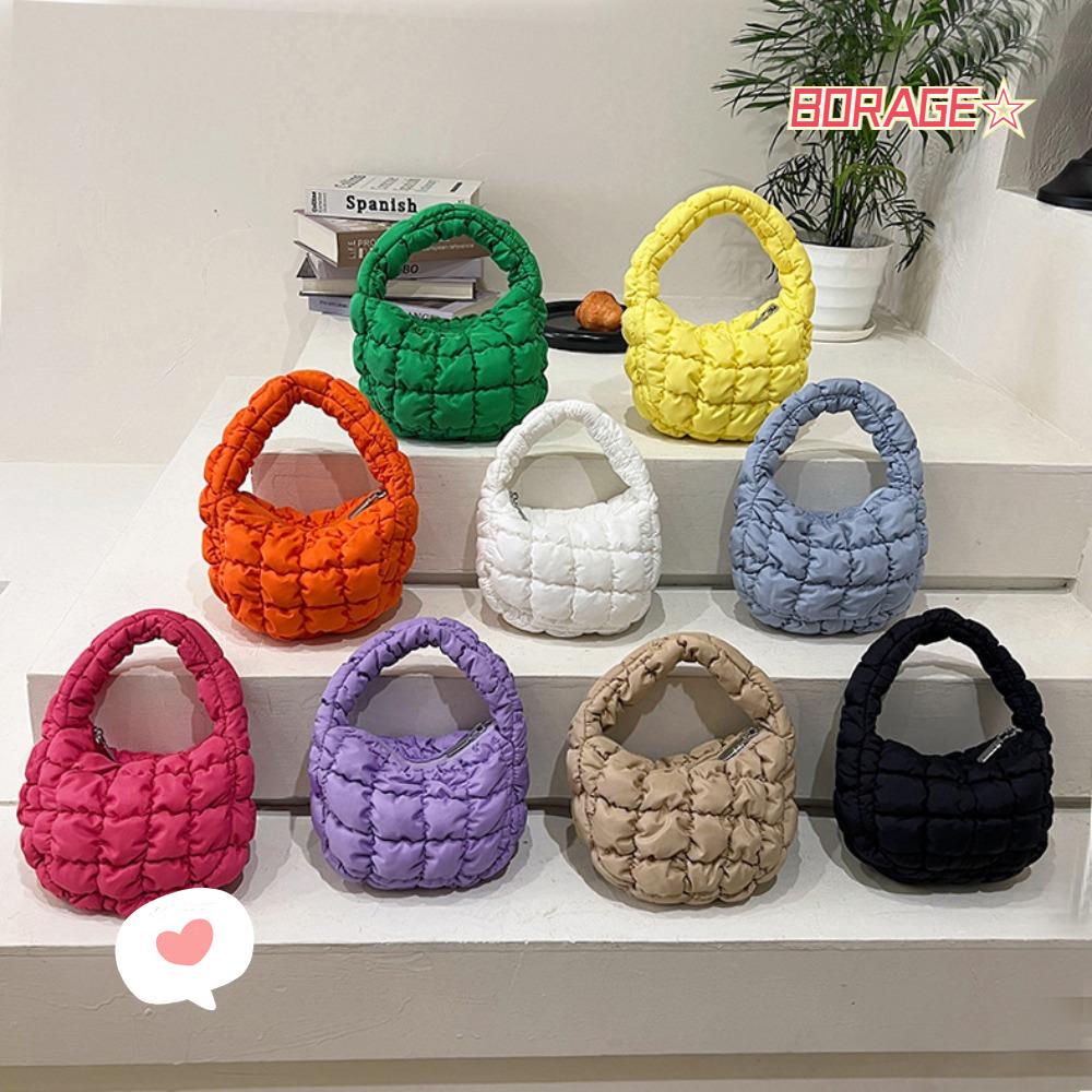 Borag Túi Xách Tote Hình Đám Mây Gấp Gọn Nhẹ Nhàng Đa Năng Cho Nữ