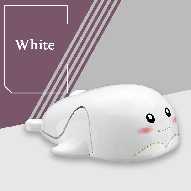 Chuột Quang Không Dây 2.4G Mini 3D Hình Cá Heo Dễ Thương