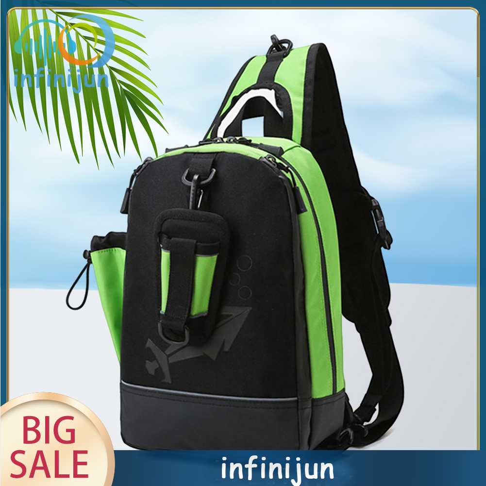 Túi Đeo Chéo Ngực Vải Oxford Phản Quang Nhiều Lớp Thời Trang Cao Cấp Cho Nam