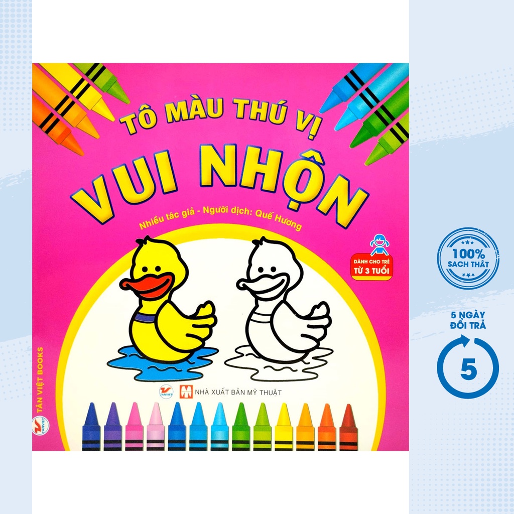 Sách - Tô Màu Thú Vị - Vui Nhộn (Dành Cho Trẻ Từ 3 Tuổi) - TV