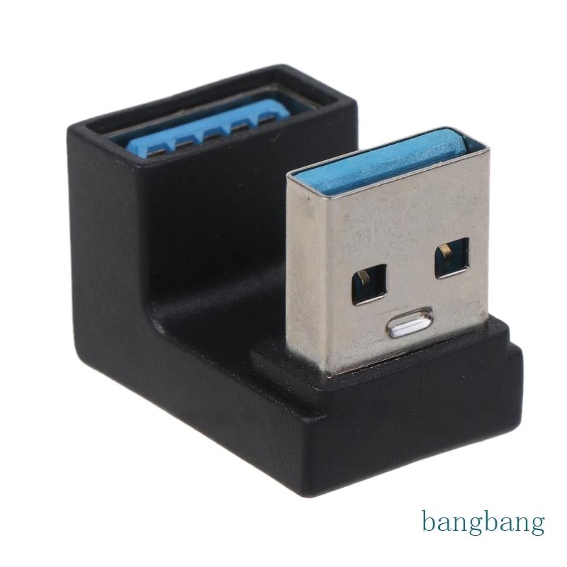 Đầu Nối Dài Chuyển Đổi USB 3 0 A Male Sang Female 180 Độ 5Gbps