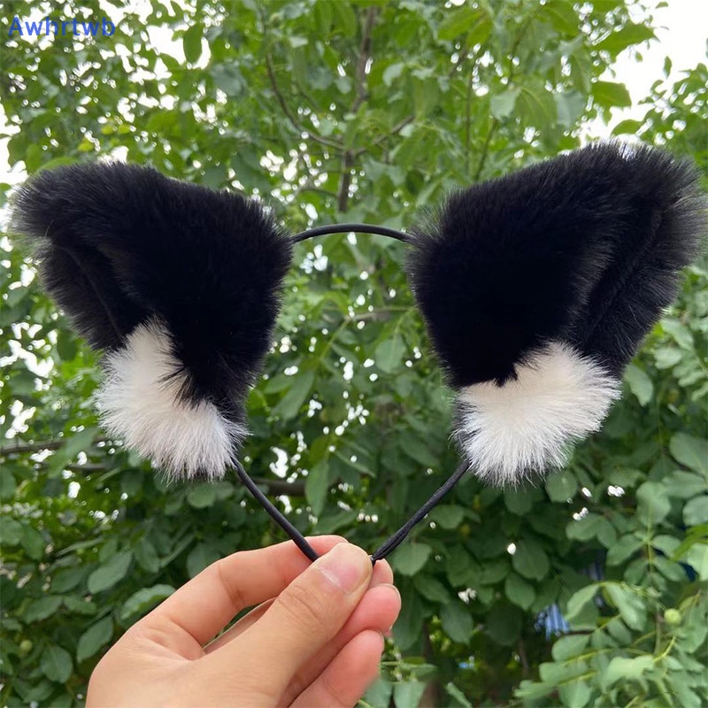 Băng Đô Tai Mèo Phối Ren Đính Chuông Hóa Trang Cho Nữ Mới