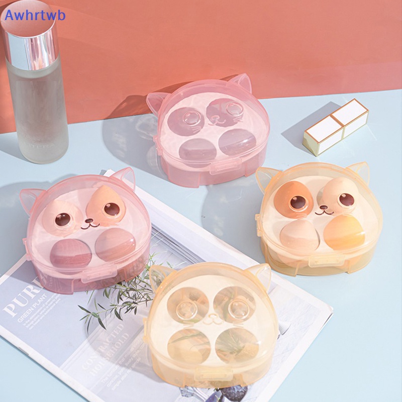 BEAUTY BLENDER Hộp Đựng Mút Trang Điểm 4 Ngăn Tiện Lợi Mới