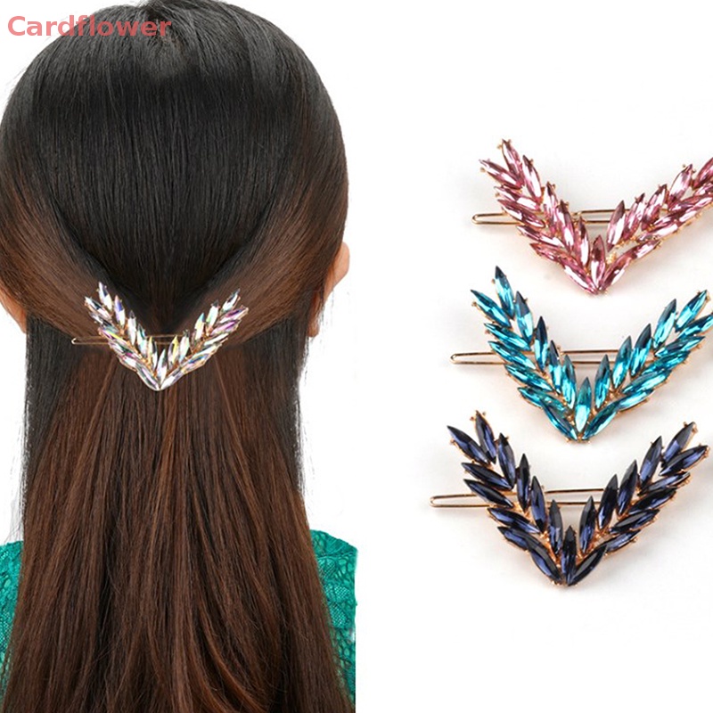 Kẹp Tóc Đính Đá Lấp Lánh Thời Trang Mới Cho Nữ