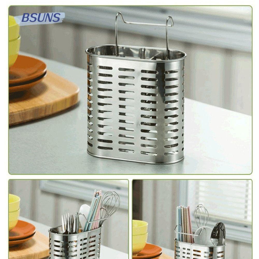 Giá Đỡ Đũa Bằng Thép Không Gỉ Thiết Kế Thoát Nước Tiện Dụng Cho Nhà Bếp