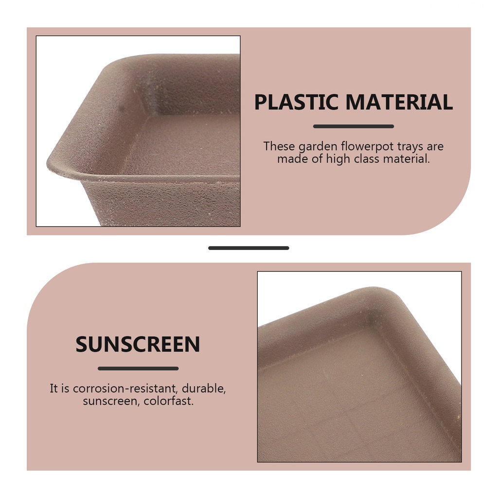 Set 10 Giá Đỡ Chậu Hoa Hình Vuông Tiện Dụng Cho Văn Phòng