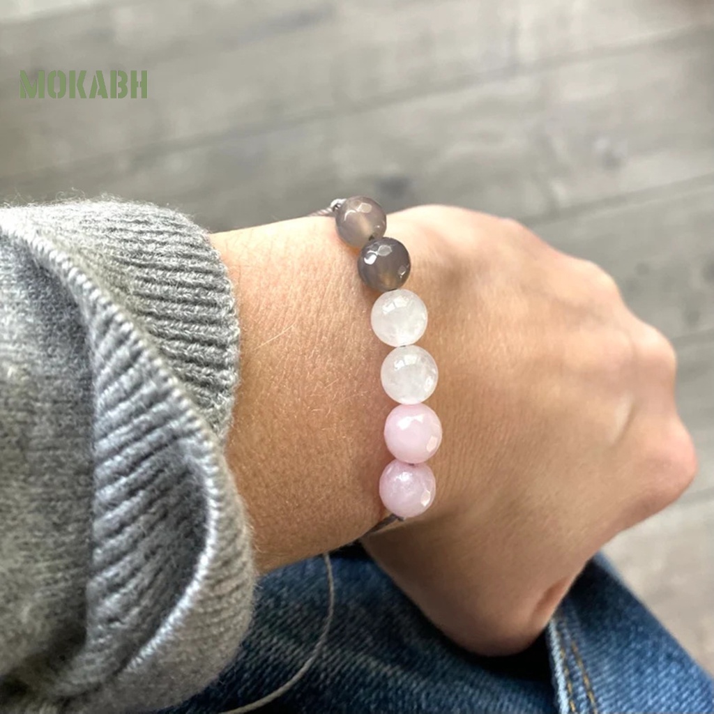 [Mới] Vòng Tay Hạt Pha Lê Tự Làm Màu Sáng Không Dễ Vỡ Không Dễ Phai Màu Trang Sức Cho Nữ