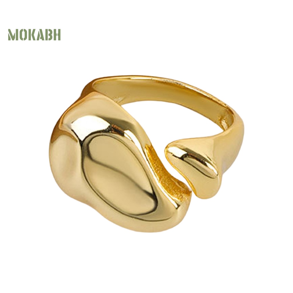 [Mới] Nhẫn Hở Mạ Điện Bóng Cao Không Gây Kích Ứng Trang Trí Quyến Rũ