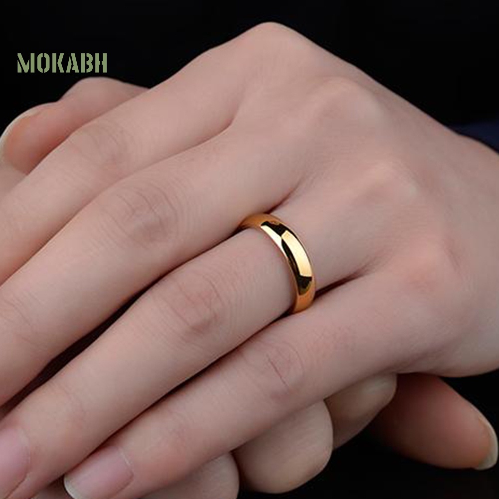 Nhẫn Trơn Bóng Cao Thiết Kế Đơn Giản Thời Trang Cho Nam Và Nữ