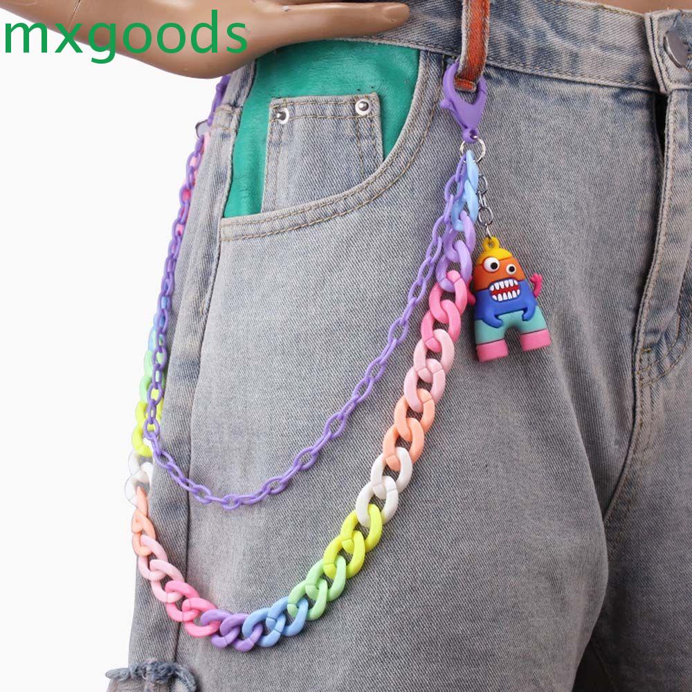 Dây Xích Đeo Thắt Lưng Quần Jean Phong Cách Hip Hop Harajuku Mềm Mại Sáng Tạo
