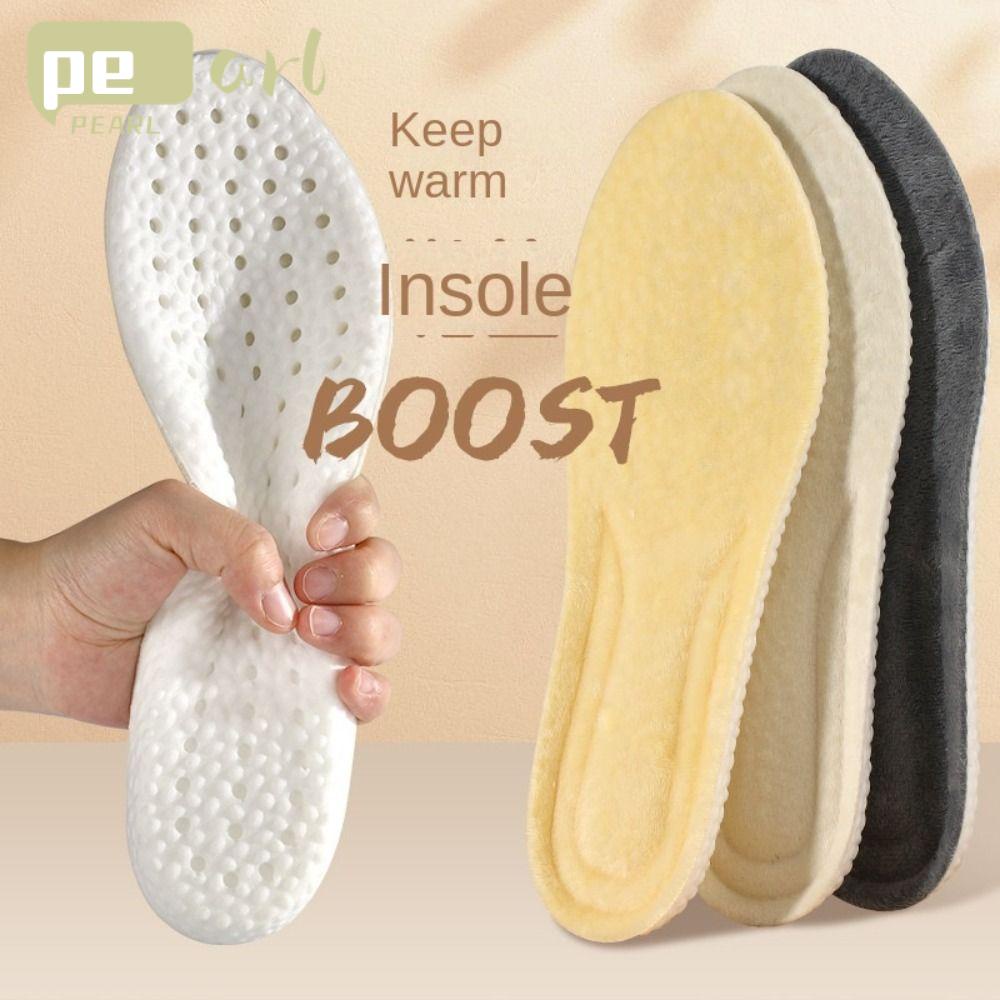 .Set 2 Đôi Đệm Giày Mềm Mại Dày Dặn Ấm Áp Thoáng Khí Cho Nam