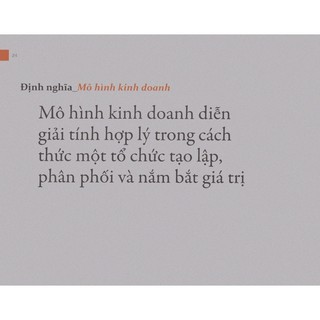 Sách - Tạo Lập Mô Hình Kinh Doanh (Tái Bản)