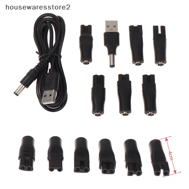 Set 2 Dây Điện 5V Cổng Sạc USB Thay Thế Cho Tông Đơ Cắt Tóc Điện
