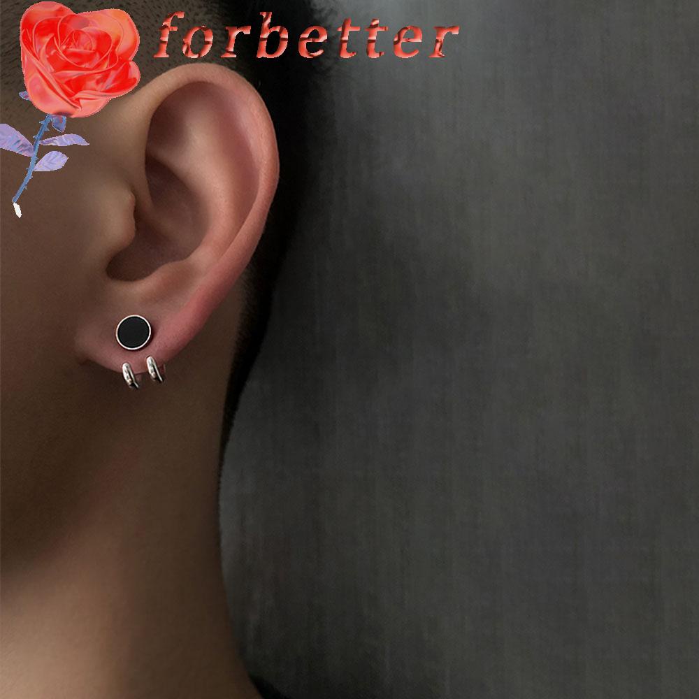 Bông Tai Mạ Bạc 925 Hình Cỏ Ba Lá Phong Cách Punk Mới|Bông Tai Kim Hình Móng Vuốt Phong Cách Punk