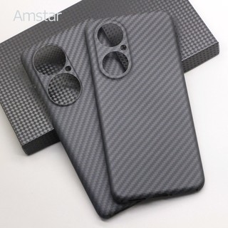 Ốp Điện Thoại Sợi Carbon Siêu Mỏng Chống Rơi Sang Trọng Cho Huawei P50 Pro P50