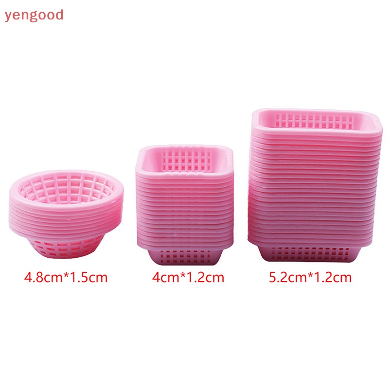 Set 10 Rổ Nhựa Mini Đựng Trái Cây Rau Củ Quả Trang Trí Nhà Búp Bê