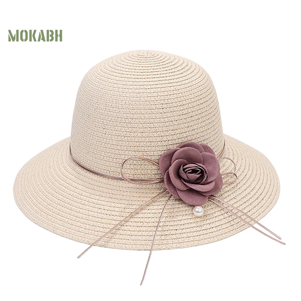 Nón Cối Màu Trơn Chống Tia UV Phong Cách Hàn Quốc Thời Trang Mùa Hè Cho Nữ