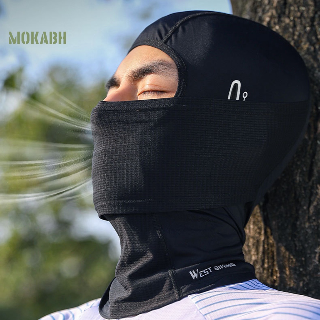 Khăn Trùm Đầu Mềm Mại Thoáng Khí Chống Tia UV Chống Bụi Bảo Vệ Toàn Diện