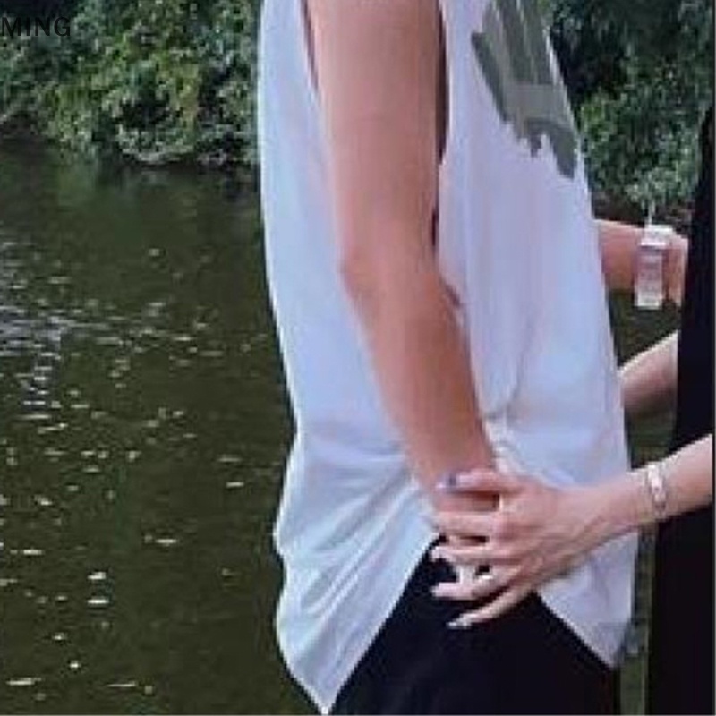 Áo Thun Sát Nách Cổ Tròn In Họa Tiết Phong Cách Hip Hop Thời Trang Mùa Hè Cho Các Cặp Đôi