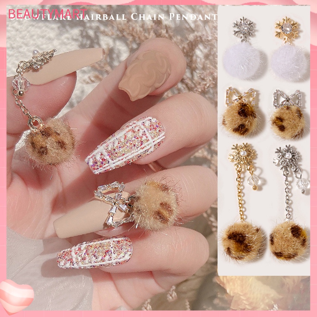 Phụ Kiện Dây Xích Đính Đá Lấp Lánh Trang Trí Móng Tay