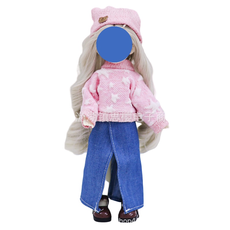 Đầm Công Chúa BJD 1 / 6 Thời Trang Xinh Xắn Cho Búp Bê 30cm