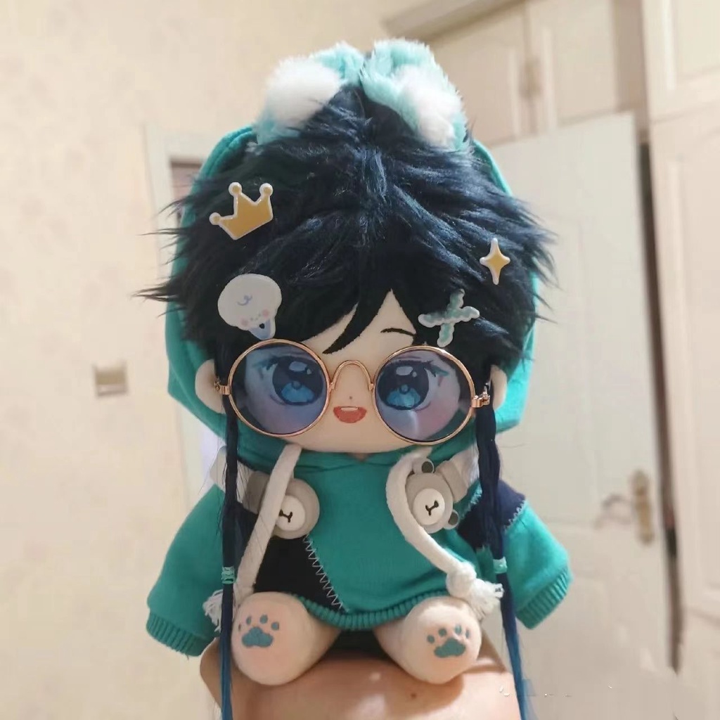 Búp bê genshin 20 cm wendy búp bê sang trọng dễ thương nhồi bông búp bê genshin plushie