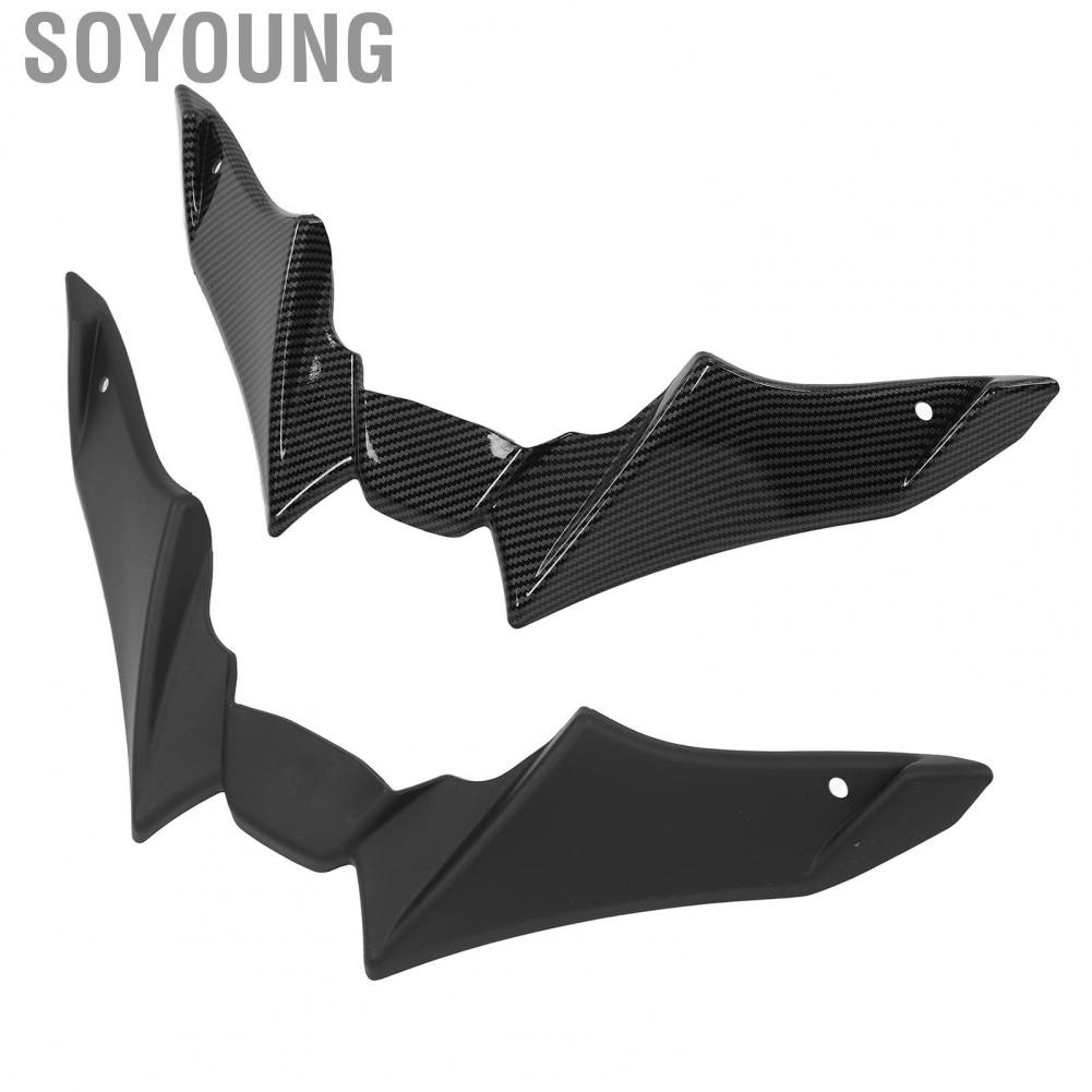 Soyoung Front Fender Beak  Detailed Workmanship Aerodynamic Fairing Cowl Stylish Appearance Shockproof for MT‑09 SP