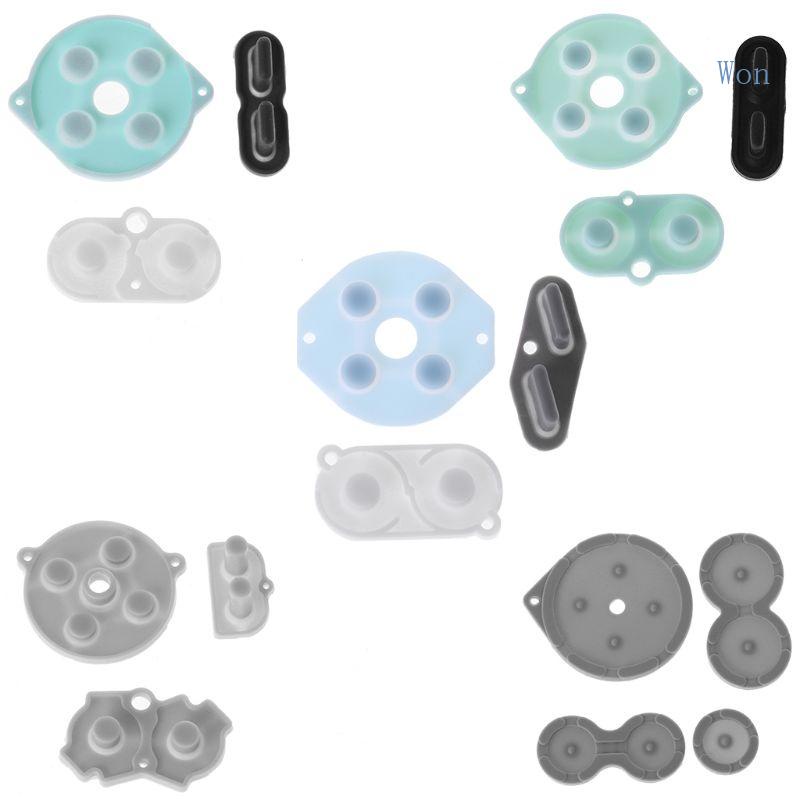 1 Bộ Nút Cao Su Dẫn Điện A B D-pad Thay Thế Cho GBA GBC GBP for GBA SP