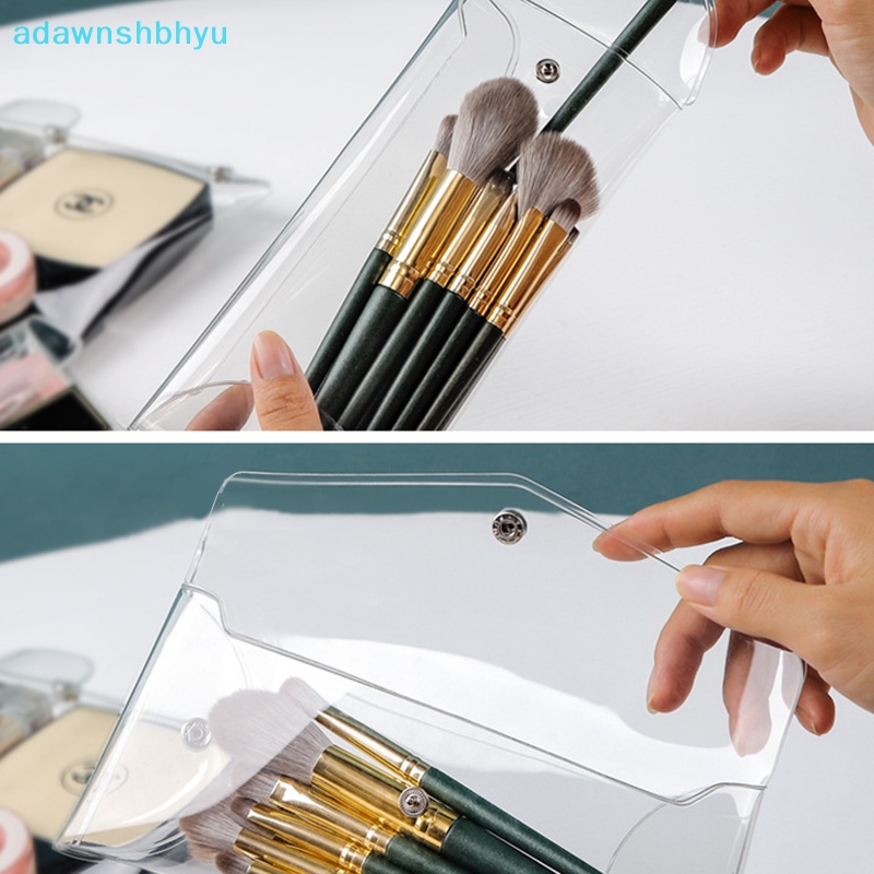 Set Túi Đựng Cọ Trang Điểm Trong Suốt Tiện Dụng Khi Đi Du Lịch
