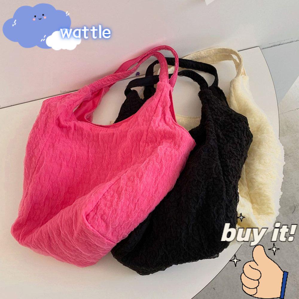 Túi Tote Đeo Vai Một Bên Vai Xếp Ly Thời Trang Mùa Hè